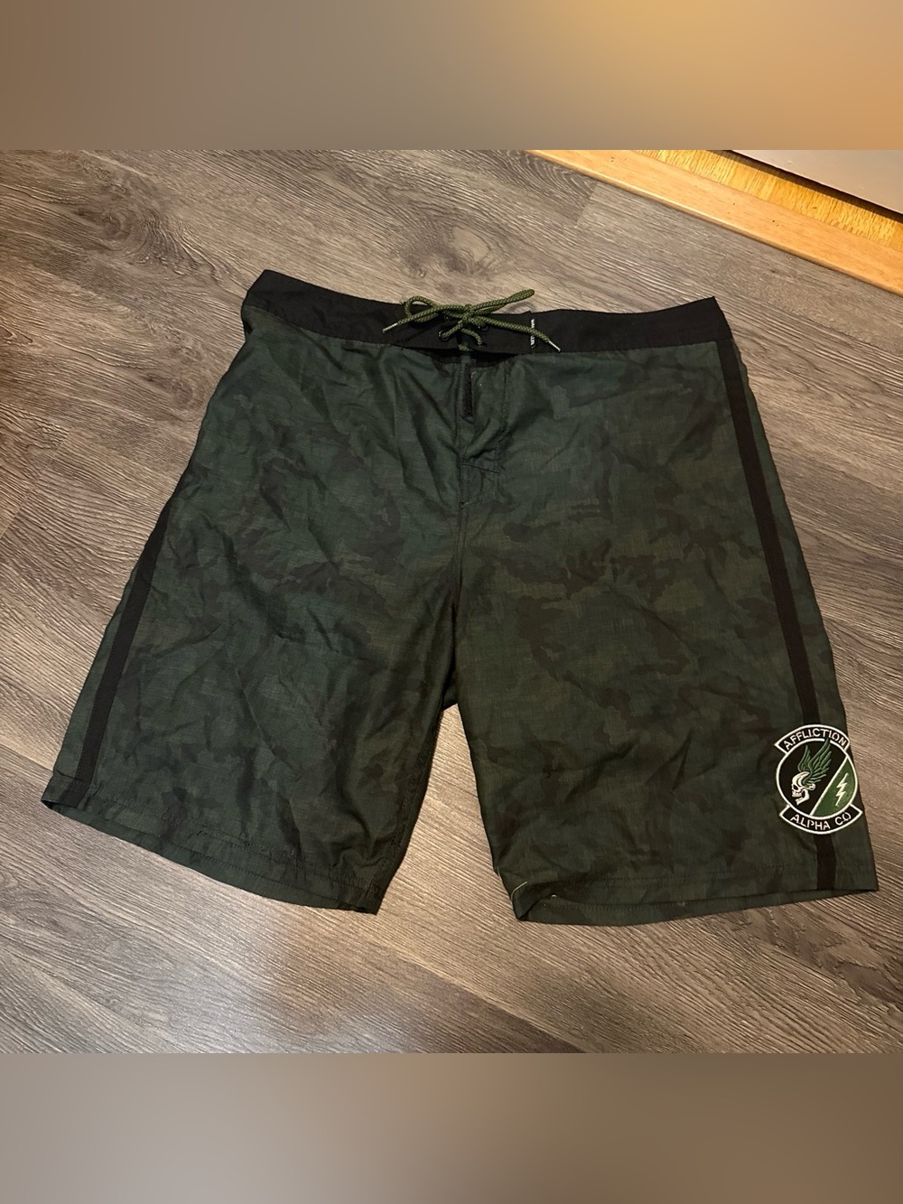 Affliction Y2K board shorts